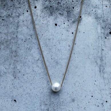 Chain necklace PEARL DROP 4