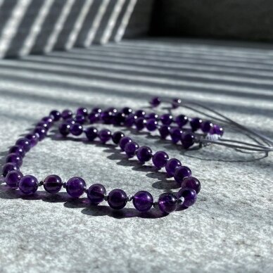 Necklace AMETHYST KNOTS